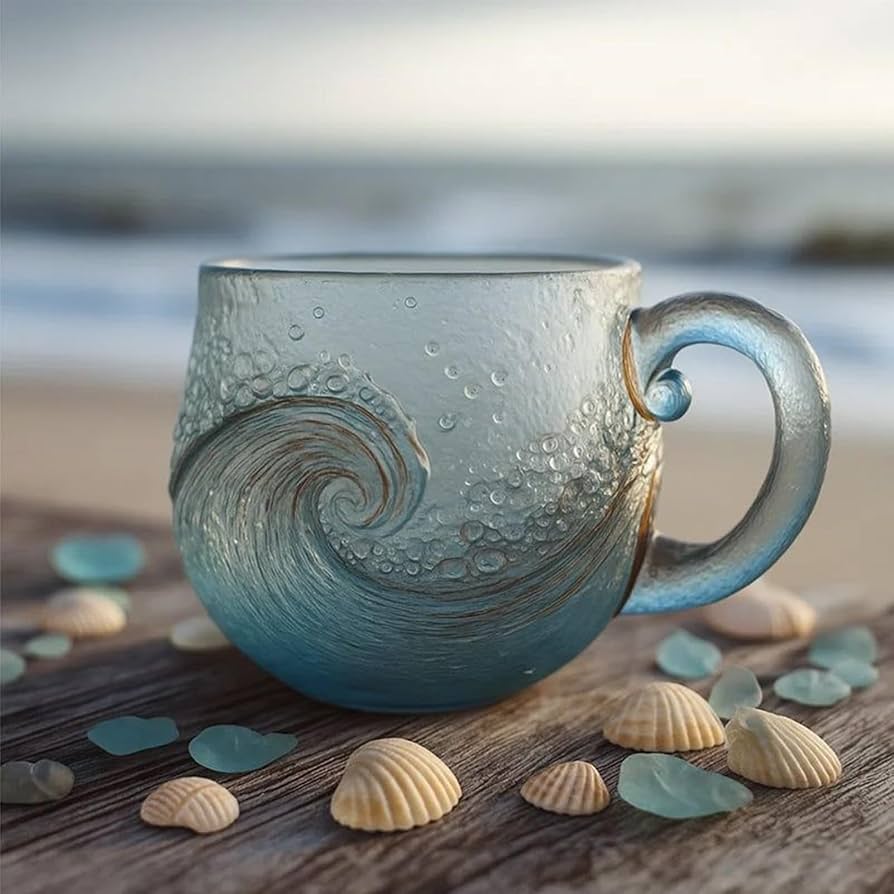 Sea Glass Wave Mug