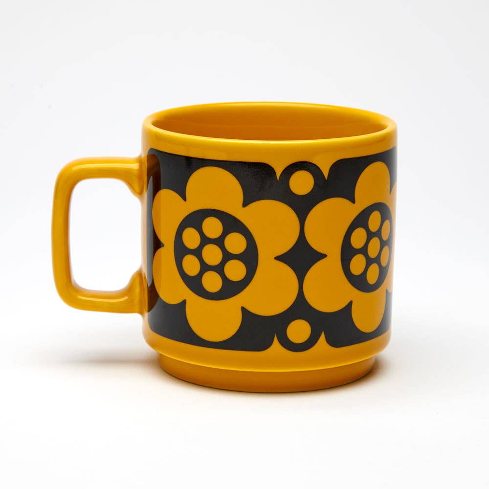 Magpie x Hornsea Mug Geo Flower Yellow